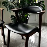 Pair of Danish teak armchairs by Erik Kirkegaard, 1950s