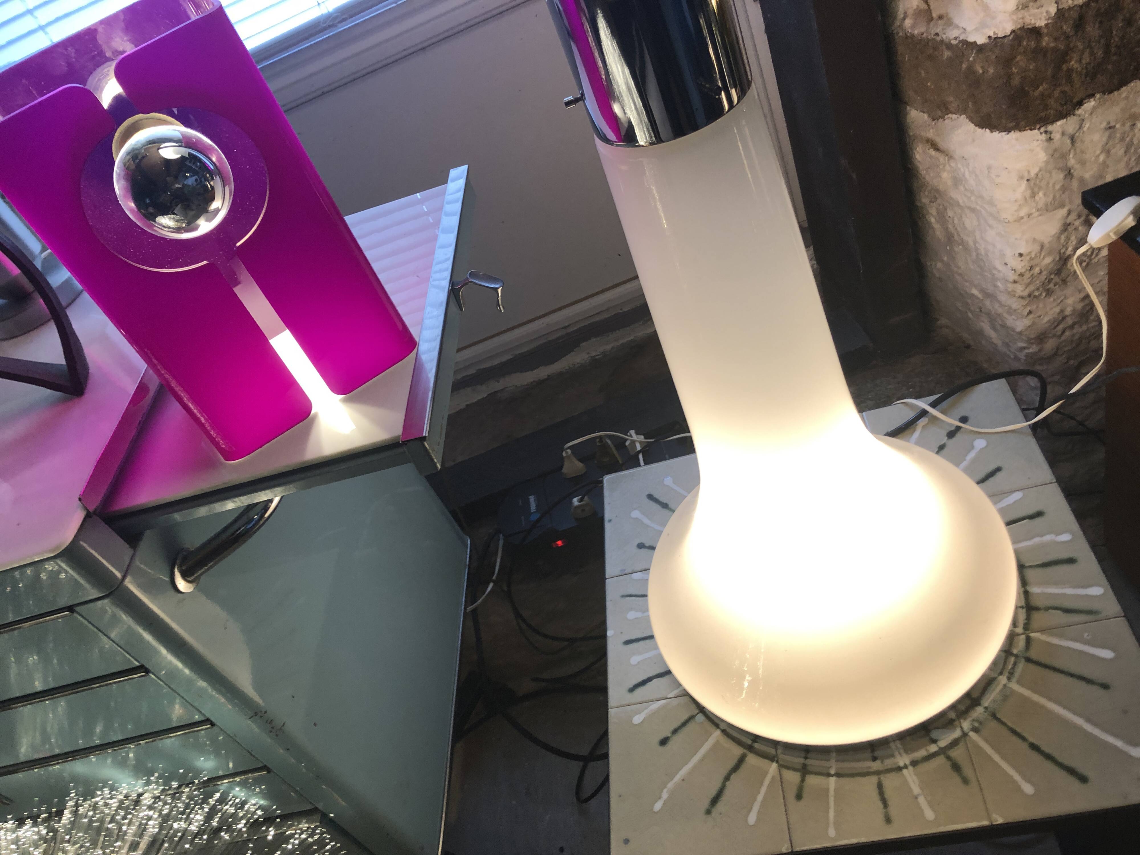 Vintage Floor Lamp • Birillo • attributed to Carlo Nason • Mazzega • Murano • Space Age • 1970