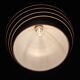 Suspension boule vintage noire et blanche