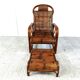 Mid century rattan and bamboo garden chair, 1950s