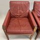 Vintage Danish Lounge Chairs In Rosewood And Leather. 1960s. 5