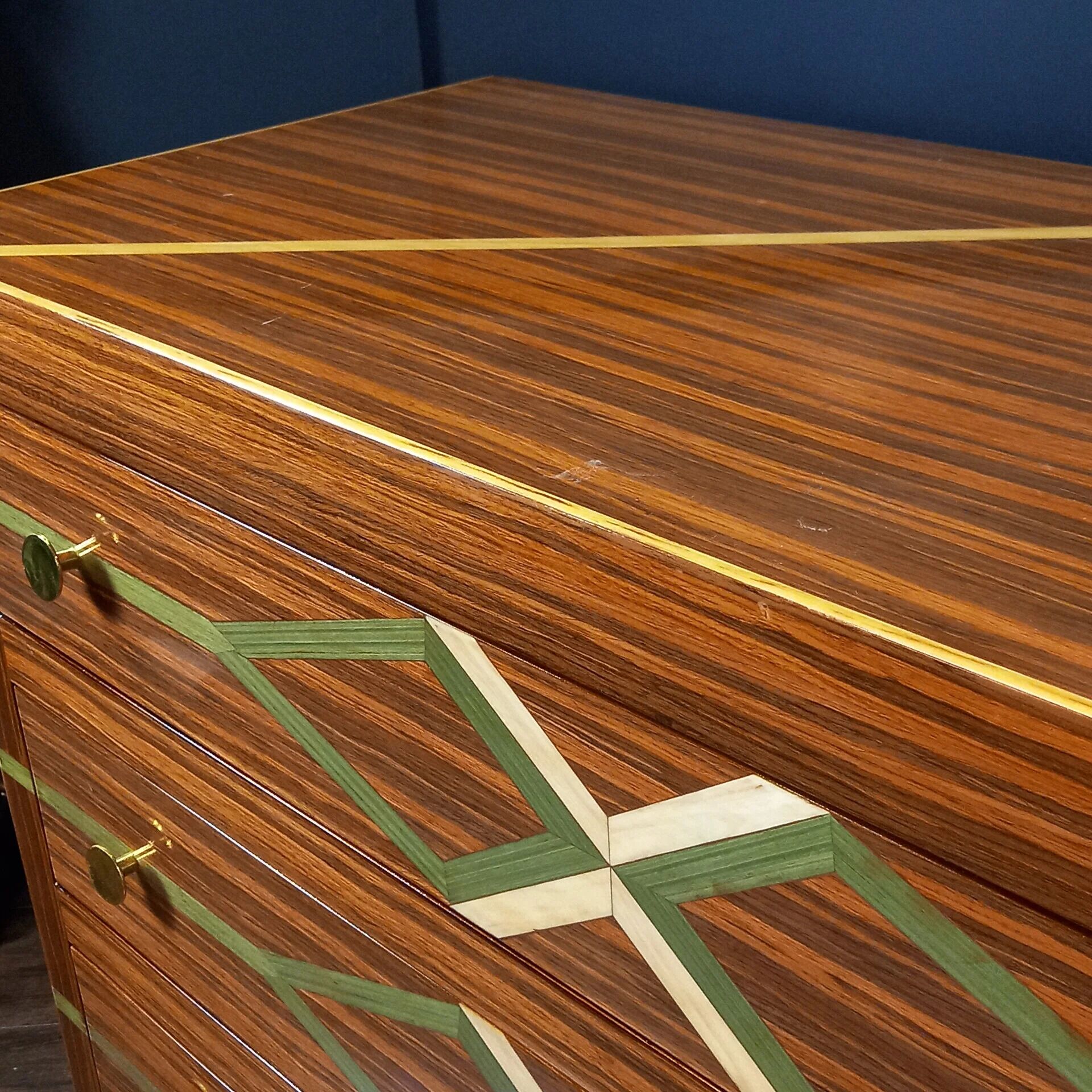 Italian mid-century chest of drawers Gio Ponti style