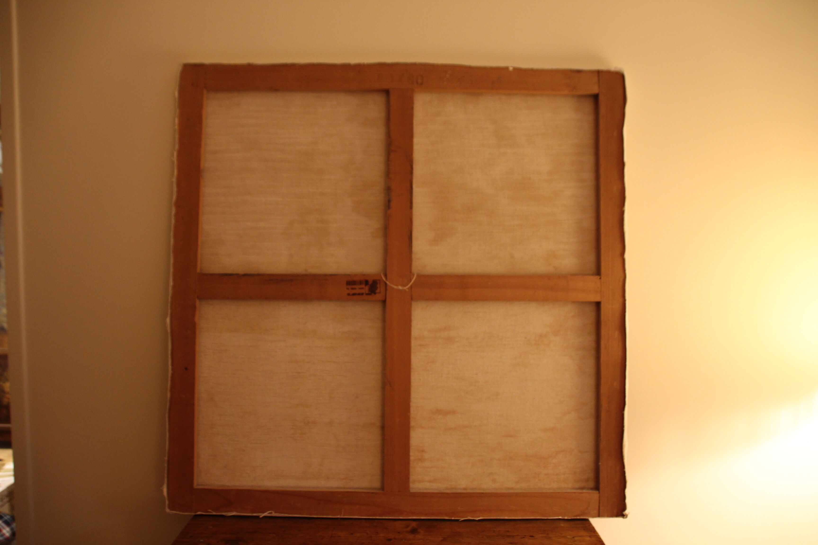 Impressionist painting oil on canvas landscape nature countryside fields bocage in france