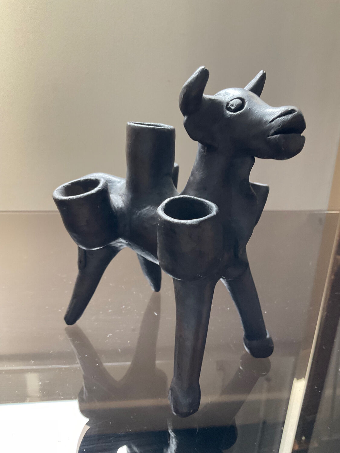 Vintage ceramic candle holder