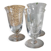 Verres a eau vintage