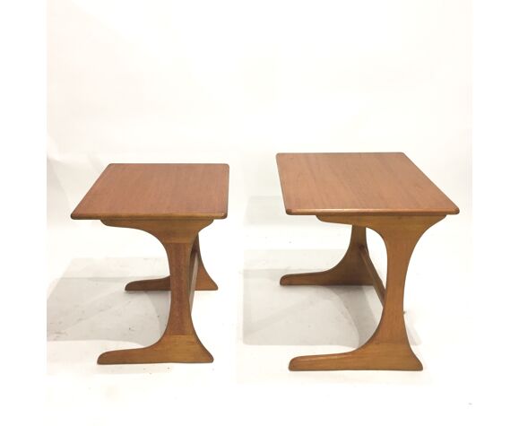 series of pull-out tables 60s
