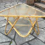 Vintage triangular coffee table