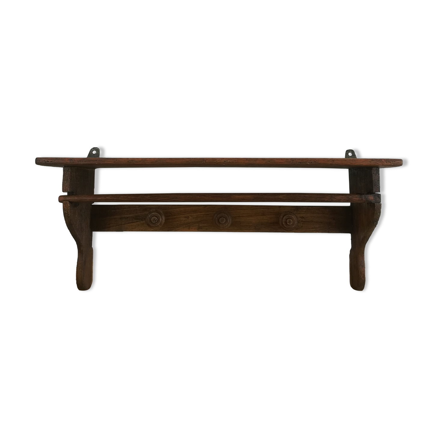 Wooden wall shelf