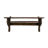 Wooden wall shelf