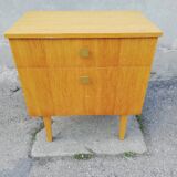 Vintage bedside 1 drawer 1 valve