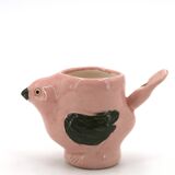 Two bird-shaped ceramic egg cups, 1970s