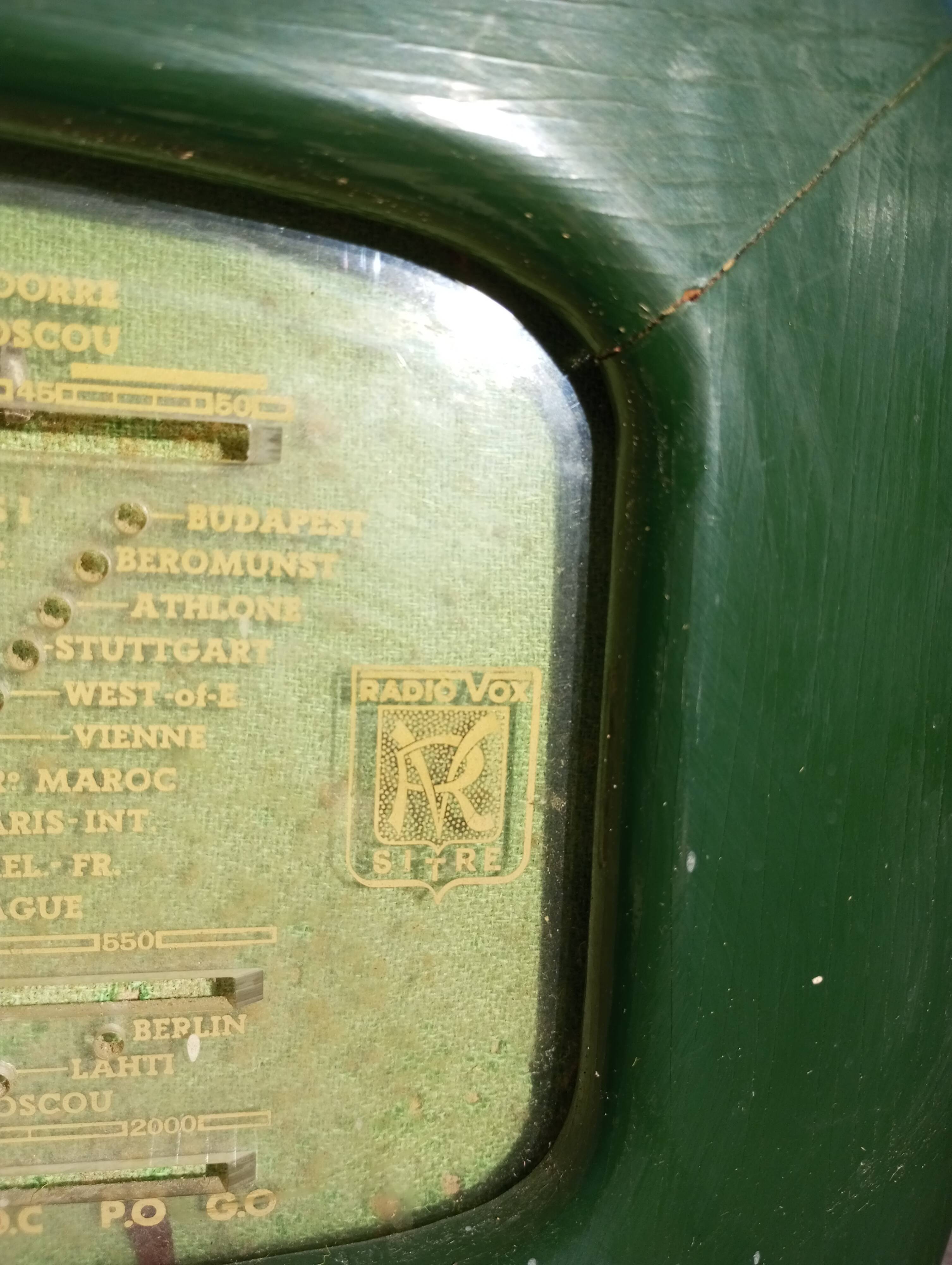 Old radio ''radiovox''