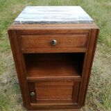 Art deco bedside on marble