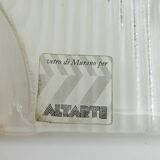 Pair of Altarte Italian Murano Glass Table Lamps by Stilkronen, 1992