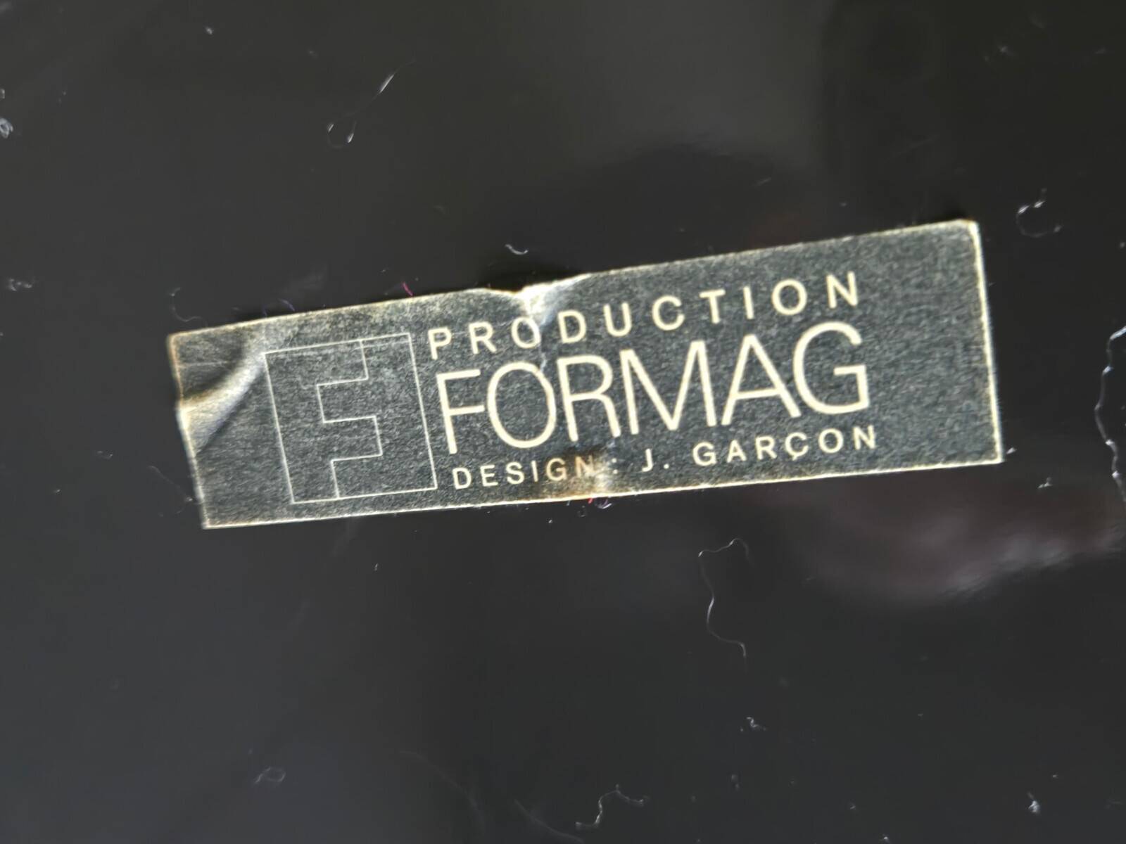 VINTAGE 1970 CUBE BAR BY JEAN GARCON FOR FORMAG 70S SPACE AGE PLASTIC NO