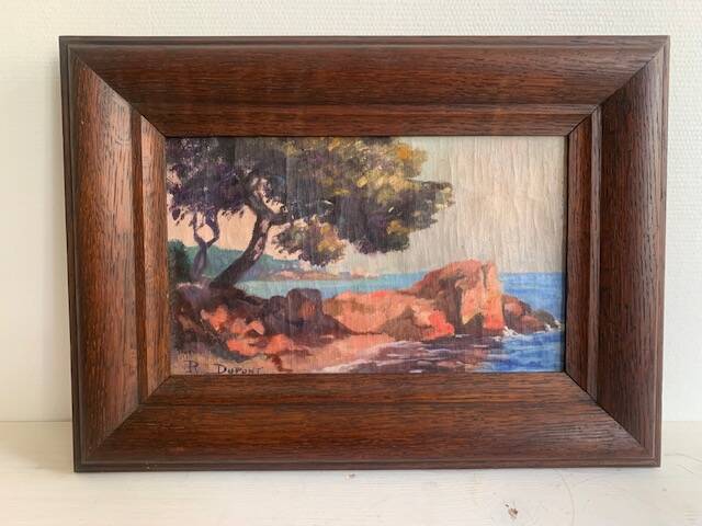 Southern landscape painting, signed oil painting, 1930