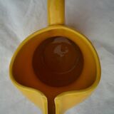 Vintage shepherd pitcher in yellow earthenware, excellent condition