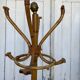 Porte manteau perroquet en rotin et osier années 60 vestiaire d'entrée