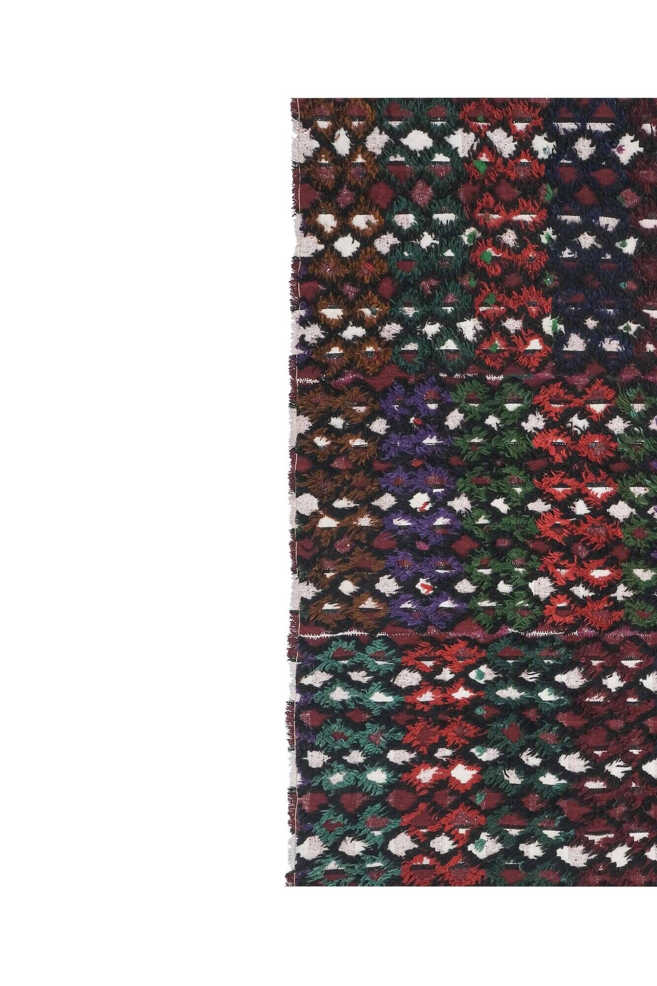 Vintage handmade Turkish rug 160x215 cm