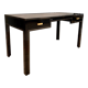 Black lacquered office by Pierre vandel Paris circa 1970