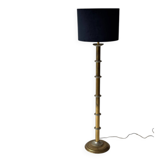 Metal and brass floor lamp 1960