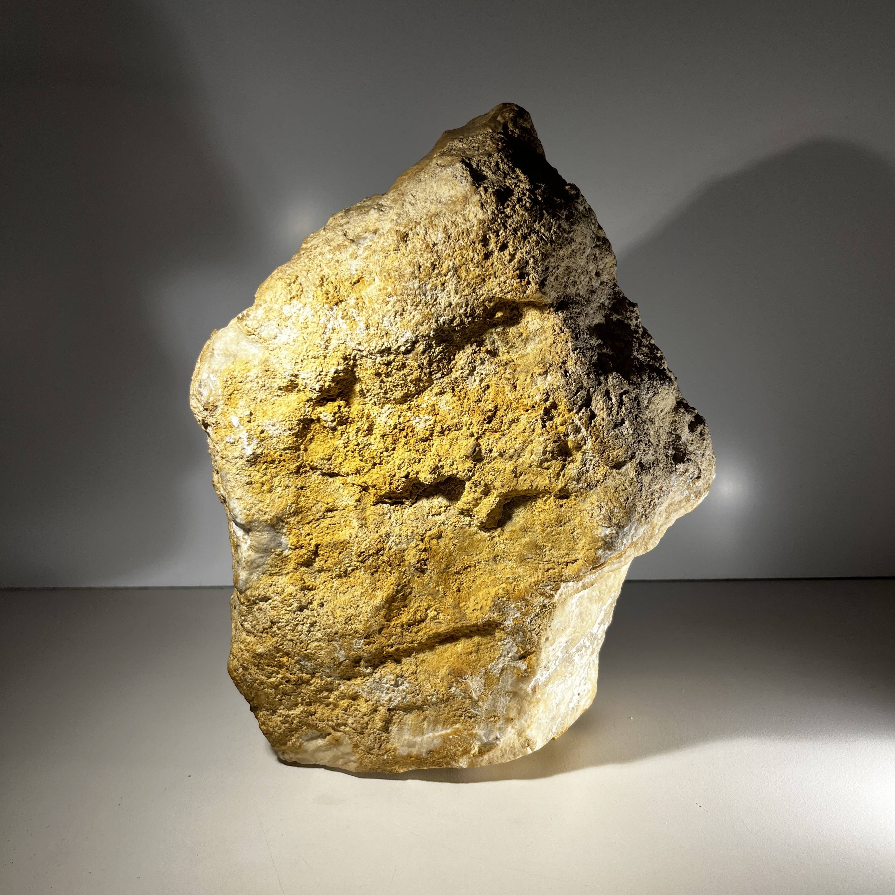 Marble bust/mask sculpture, Georg Glaser "Woman's Face" ca 1980