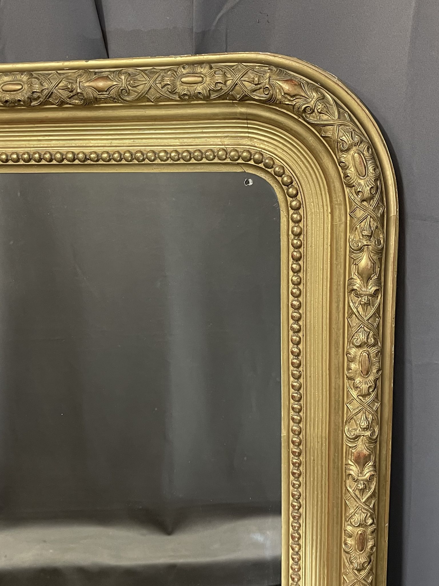 Miroir 166 x 121 ancien époque Louis-Philippe très bon état