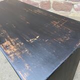 Low sideboard Early XXth wood painted