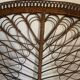 Vintage peacock rattan headboard 180 cm