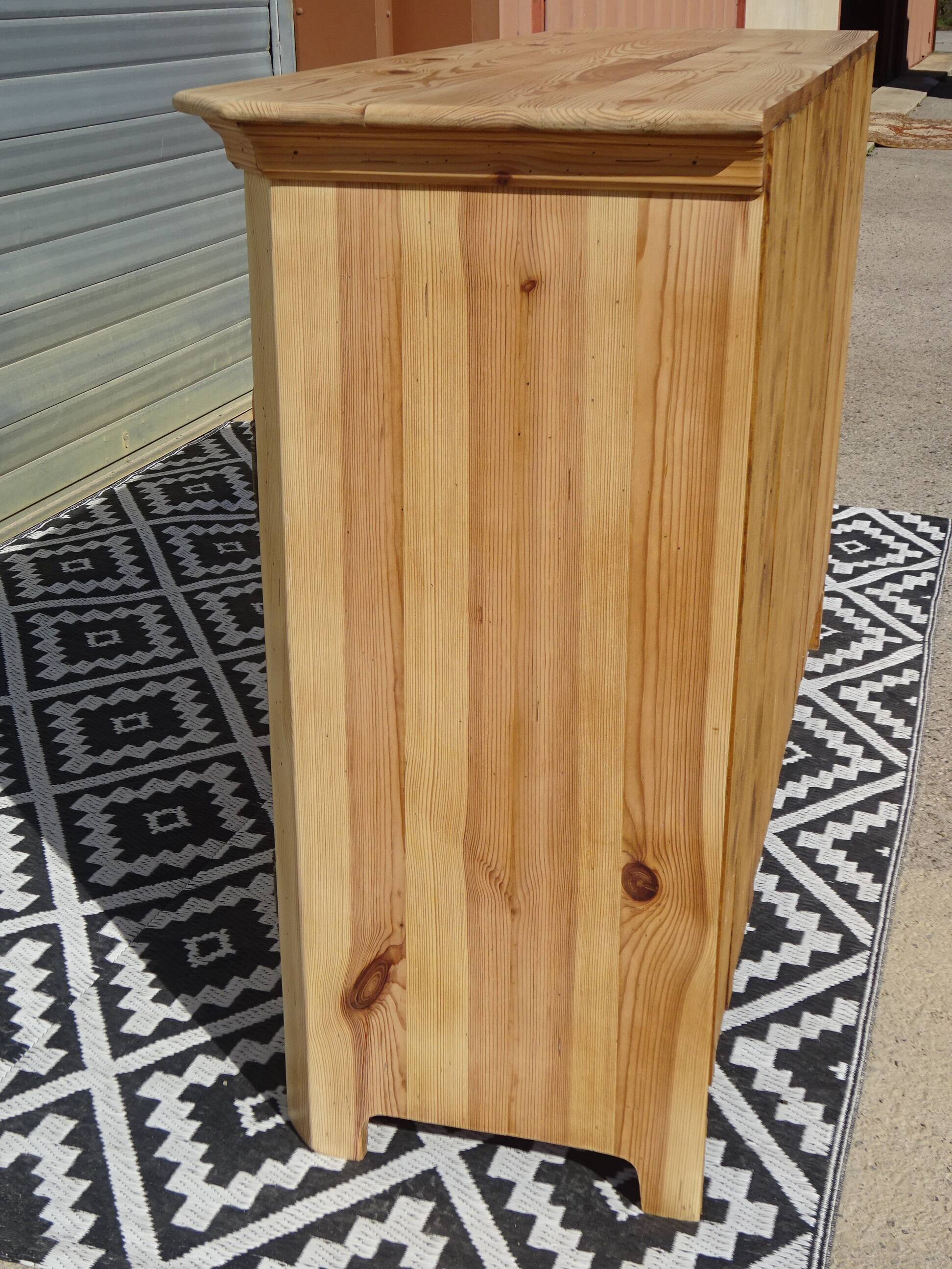 natural pine enfilade