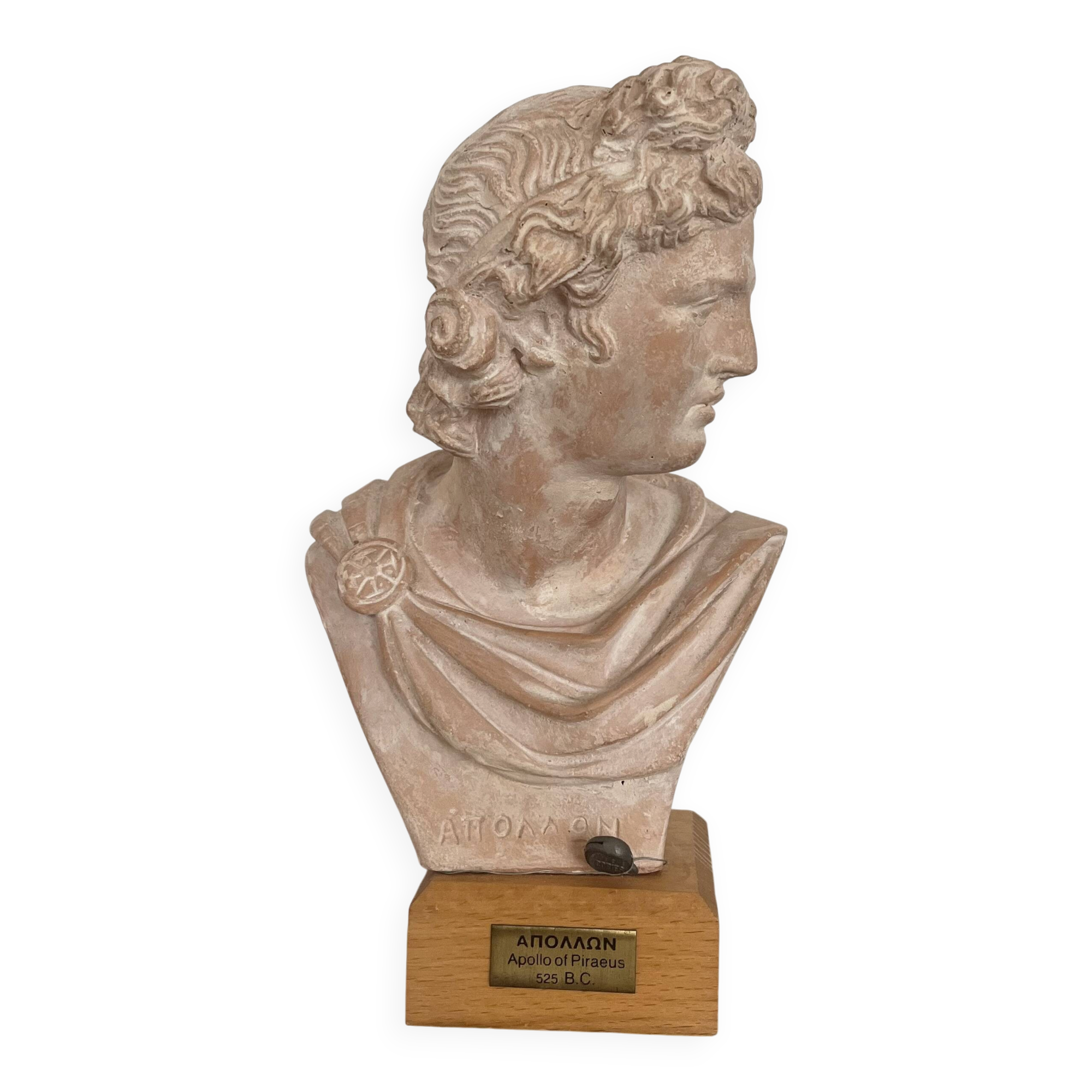 Terracotta bust of Apollo