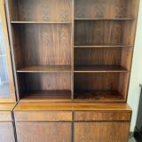 4-module rosewood bookcase model No. 4 by Danish designer Omann Jun 1960