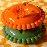 Tall Emerald Green Ashtray