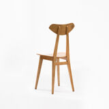 Set of 4 ash chairs by Wanda Genga from 50s
