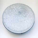 Space Age Glass Sconce Wall Lamp by Glashütte Limburg, 1960s