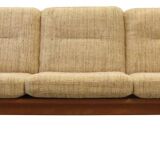 Holstebro deense vintage teak bank 'Karstoff'