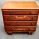 Art Deco chest of drawers in gilded oak