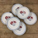 Lot of 6  plates Digoin
