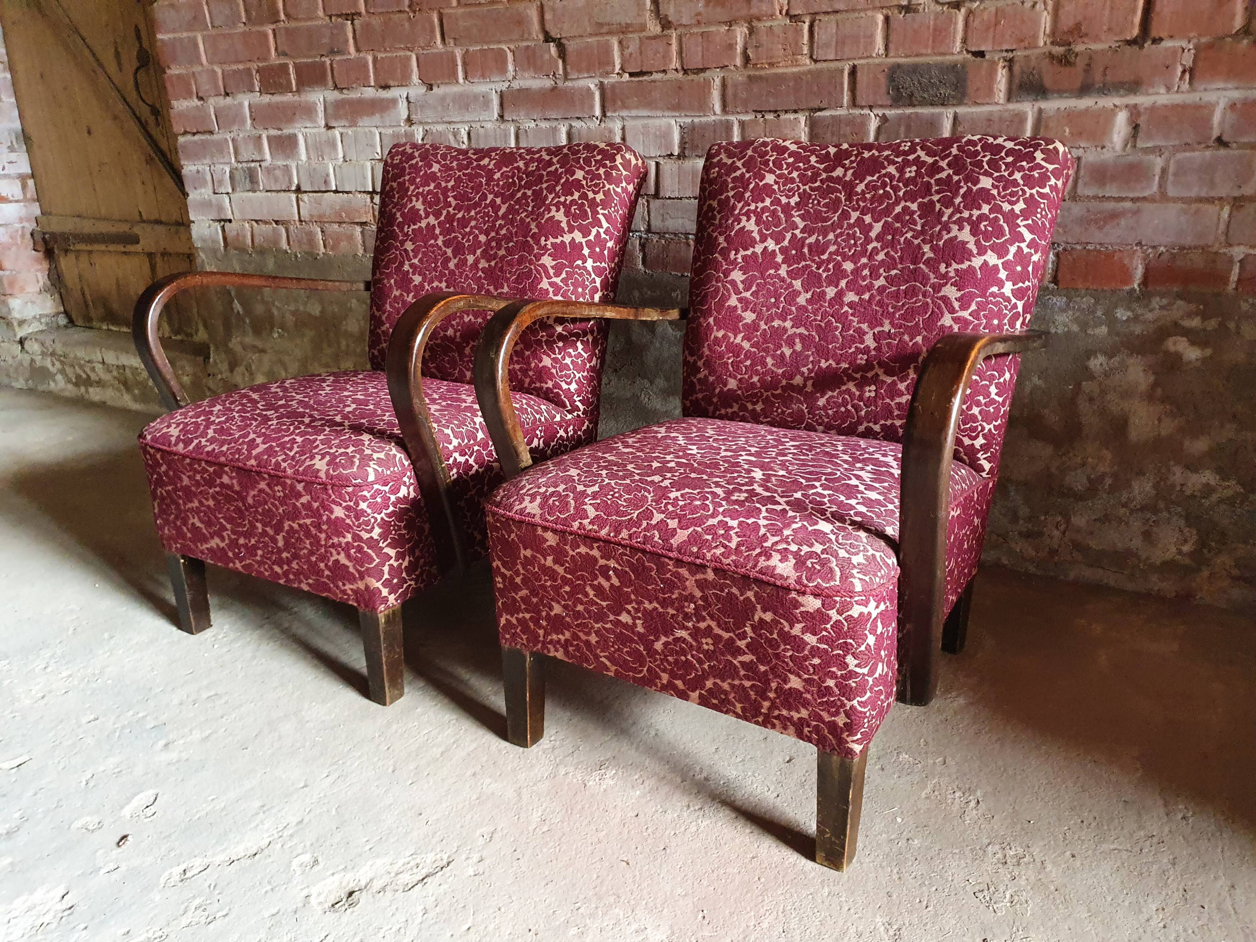 Paire de fauteuils 1950