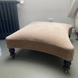 Velvet pouf