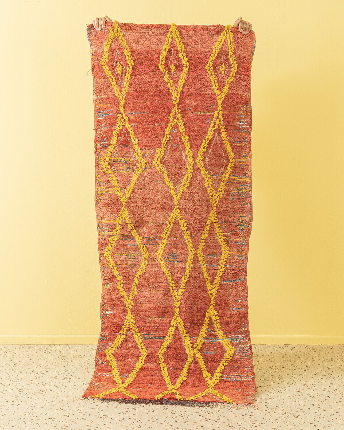 Vintage boujad, berber rug, 82 x 210