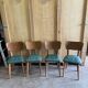 Ensemble de 4 chaises estampillées elf