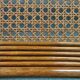 Table basse bambou et verre
