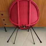 Satellite wicker armchair
