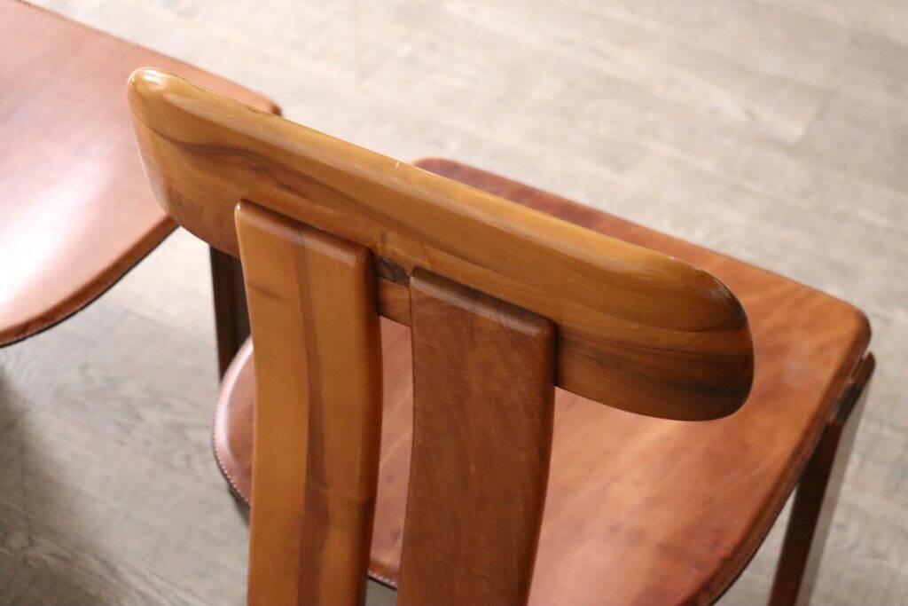 Mario Marenco Sapporo dining chairs Mobil Girgi Italy 1970s
