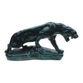 Plaster sculpture "panther" by Charles Valmont