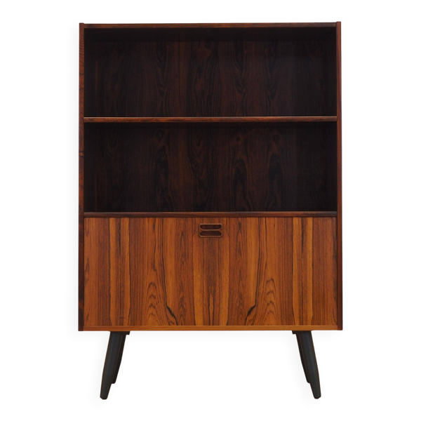 Bibliothèque en palissandre, design danois, années 1970, fabriquée au Danemark