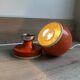 Eyeball Magnet Table Lamp – Orange & Chrome Metal (1970s)