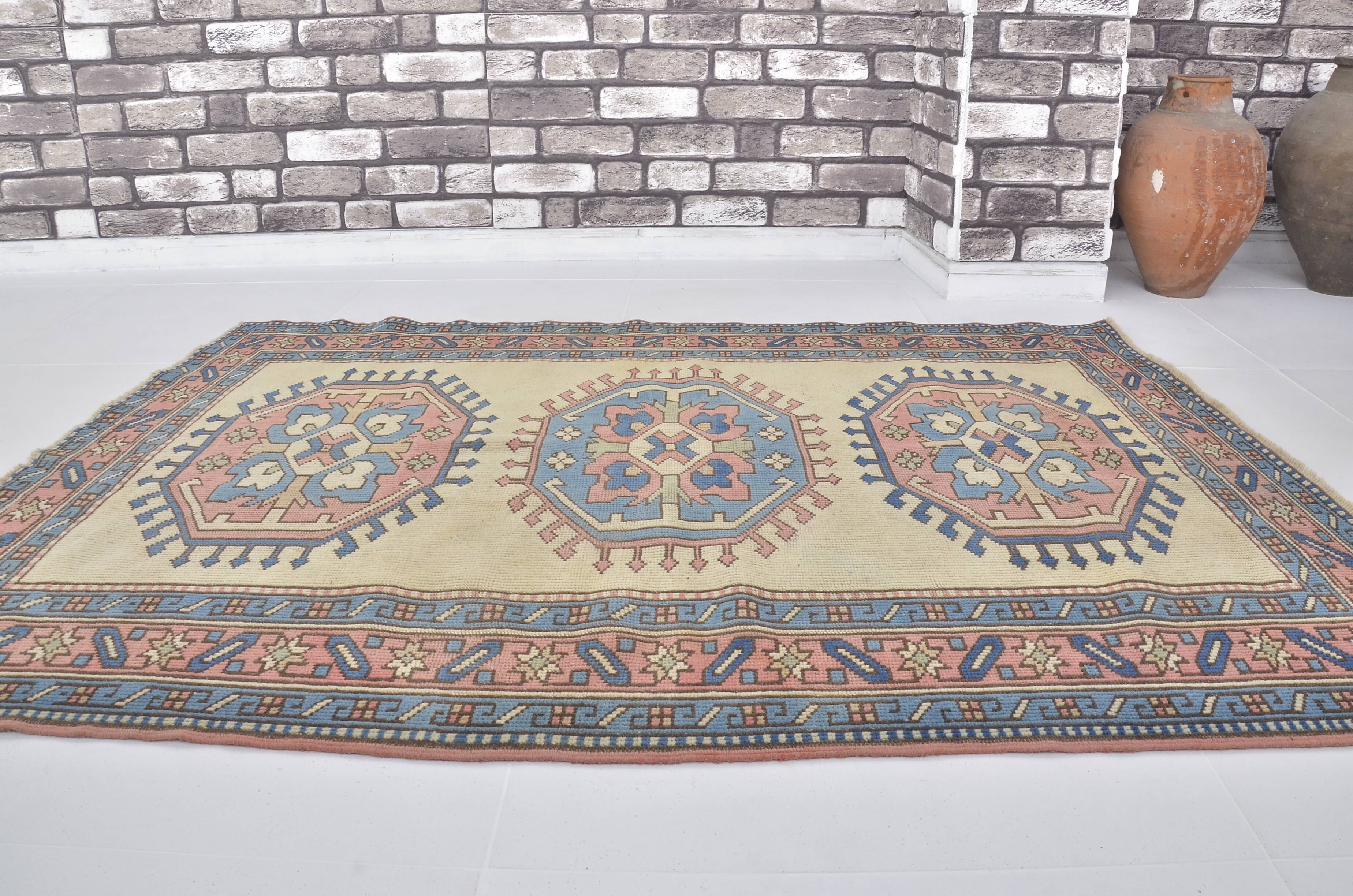 Oushak Vintage Handmade Area Rug