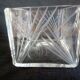 Art Deco cookie jar in chrome metal and glass